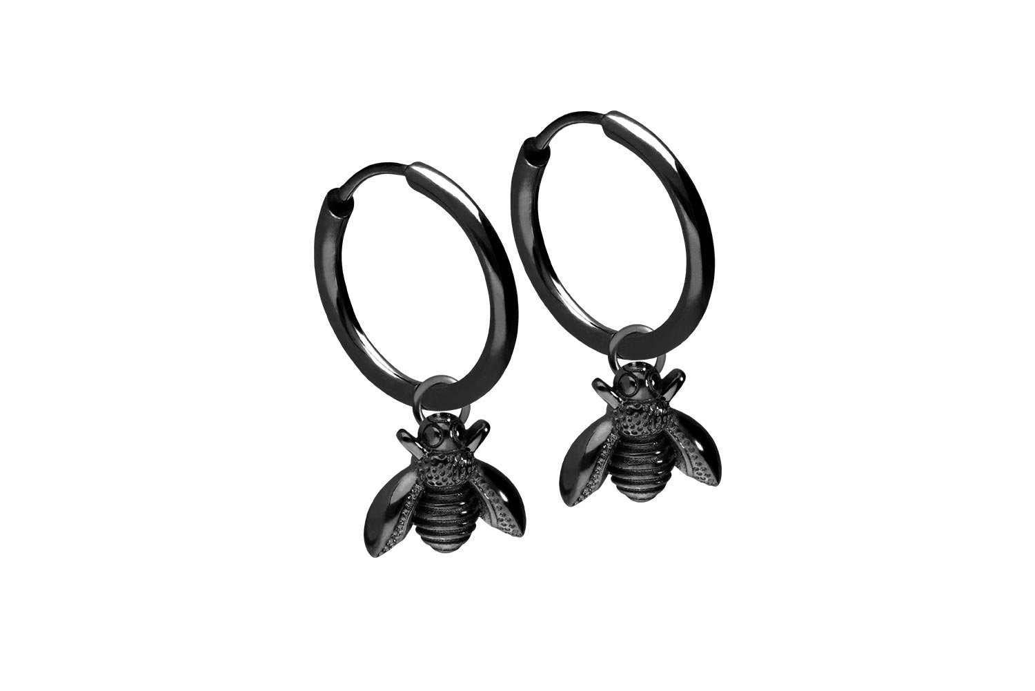 Chirurgenstahl Ohrclicker Creolen BIENE von Piercingline